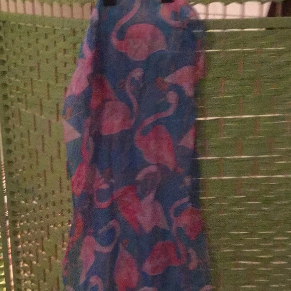 🦩NWT Fabulous Flamingo🦩 Brand New / Tags Fun To Wear Scarf Closet Must Have 🦩 - Picture 5 of 6